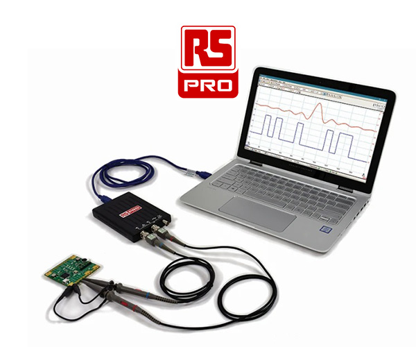 RS PRO 2205A – Osciloscop bazat pe PC, 20MHz, 2 canale