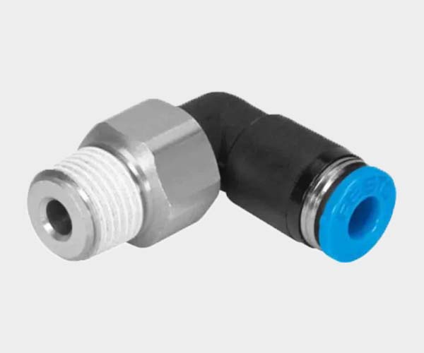 Cupla pneumatica rotativa QSRL, PBT, tub conectare 6mm